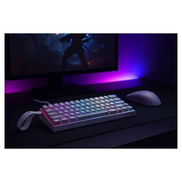 MAMBASNAKE 68 Tuş Red Switch RGB Mekanik Oyuncu Klavyesi - Hot Swapple, Renkli Aydınlatma Gaming Keyboard - Görsel 7