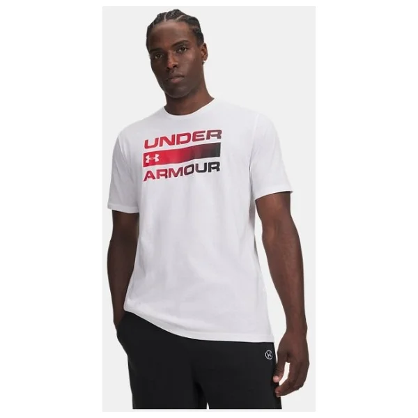 Under Armour Team Issue Wordmark 1329582-338 Yeşil Kısa Kollu Bisiklet Yaka Erkek Tişört - Görsel 4