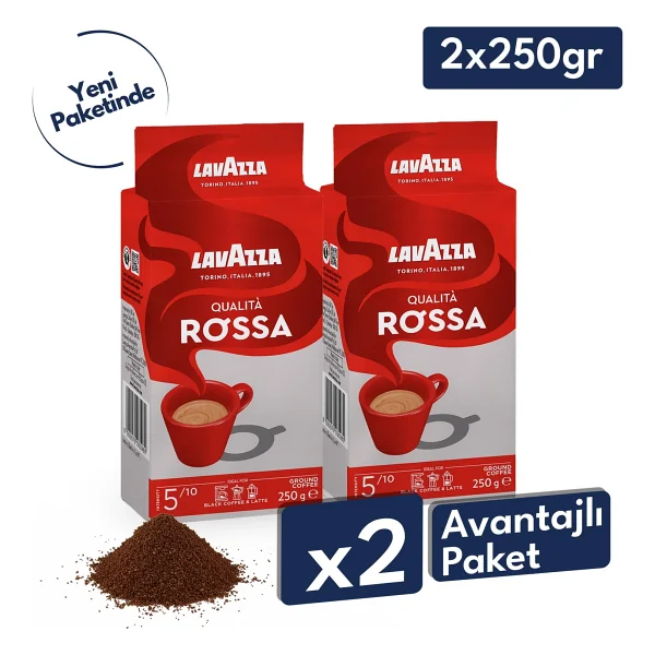 Lavazza Qualita Rossa Filtre Kahve 250 gr 2'li - Görsel 7