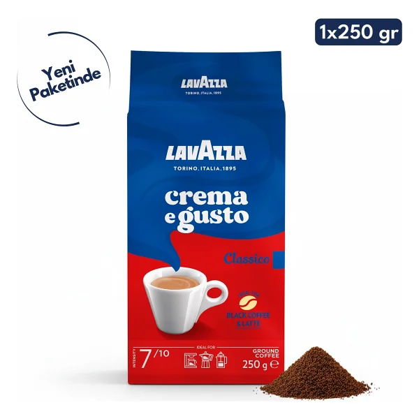 Lavazza Crema E Gusto Classico Filtre Kahve 250 gr - Görsel 7