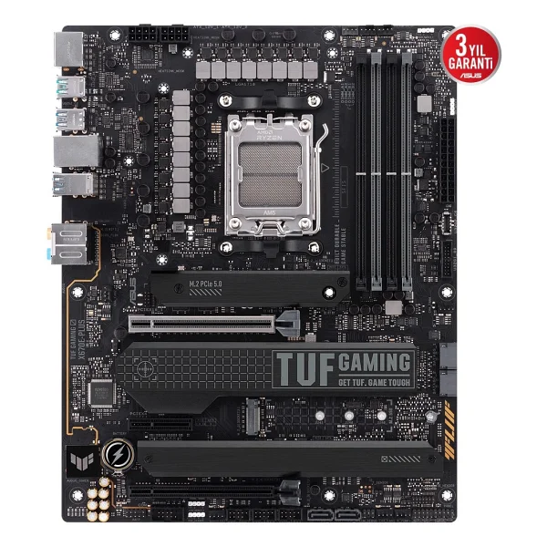 Asus TUF Gaming X670E-PLUS Wi-Fi AMD AM5 DDR5 ATX Anakart - Görsel 2