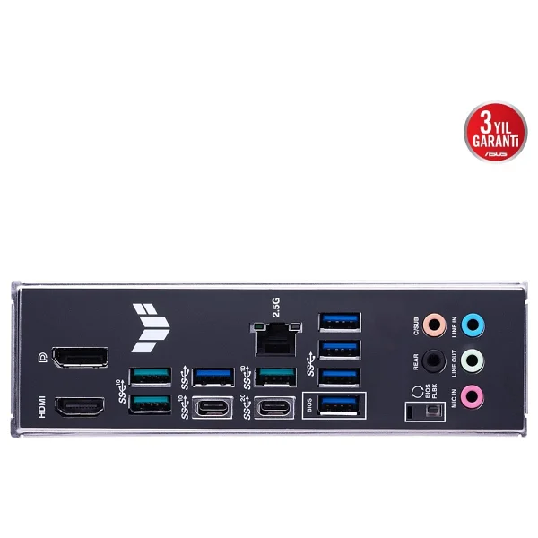 Asus TUF Gaming X670E-PLUS Wi-Fi AMD AM5 DDR5 ATX Anakart - Görsel 9