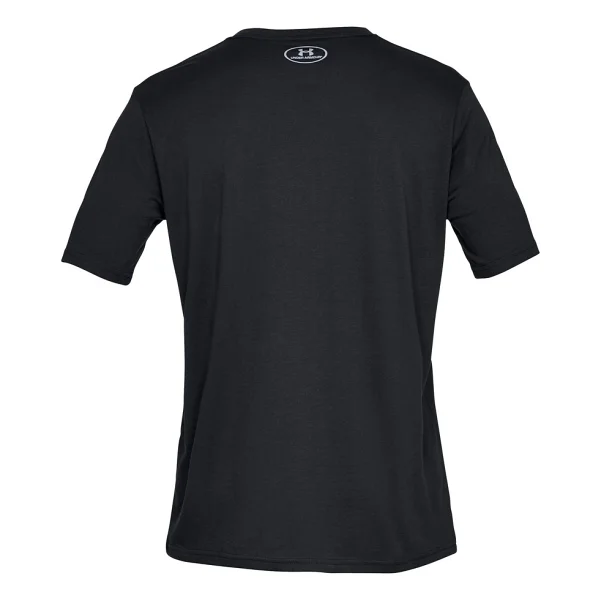 Under Armour Team Issue Wordmark 1329582-001 Siyah Kısa Kollu Bisiklet Yaka Erkek Tişört - Görsel 6