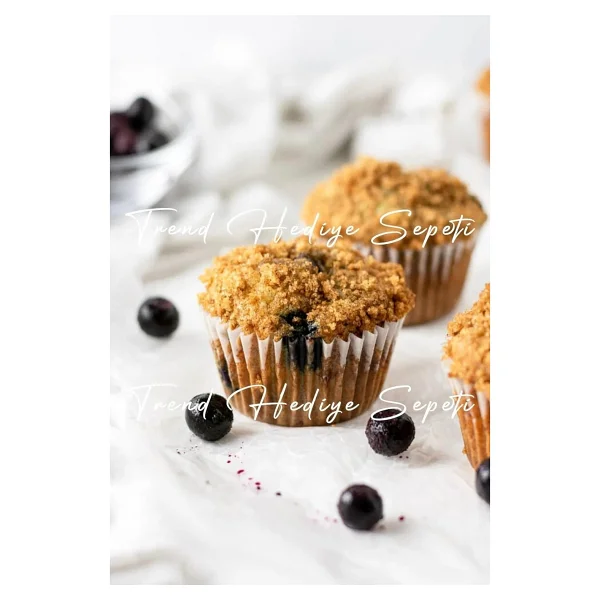 Trend Hediye Sepeti Takribi 100 Adet Büyük Boy Beyaz Muffin Kek Kalıbı 50x40 Mm , Cupcake Kağıdı , Brownie Kalıbı - Görsel 2