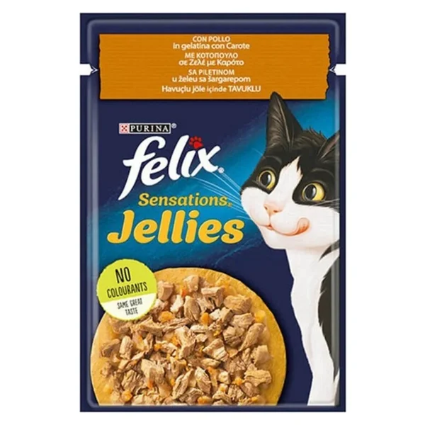 Felix 85 gr 26'lı Yetişkin Kedi Yaş Maması - Görsel 4