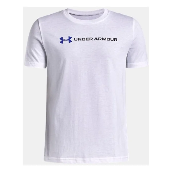 Under Armour Logo Wordmark 1389963 Kısa Kollu Bisiklet Yaka Çocuk Tişört - Görsel 6
