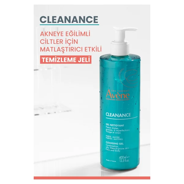Avene Cleanance 400 ml Yüz Temizleme Jeli - Görsel 4