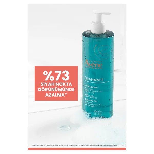 Avene Cleanance 400 ml Yüz Temizleme Jeli - Görsel 8
