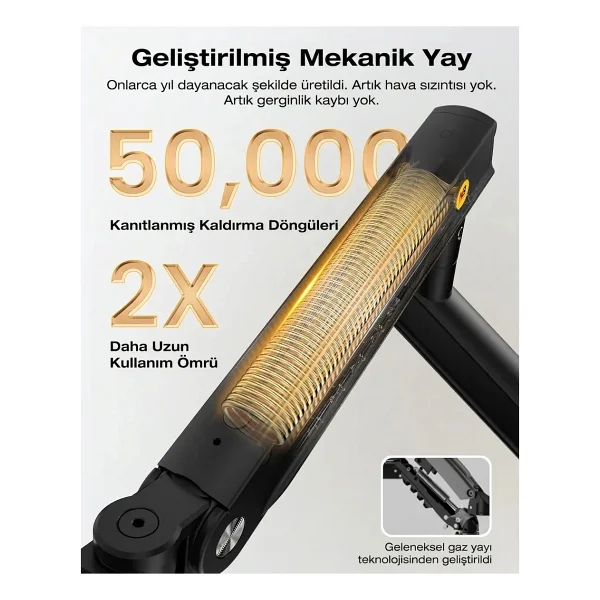 NB ERGONOMIC North Bayou A5 17''-32'' Tek kol 2-9 KG Vesa Uyumlu Monitör Standı - Görsel 3