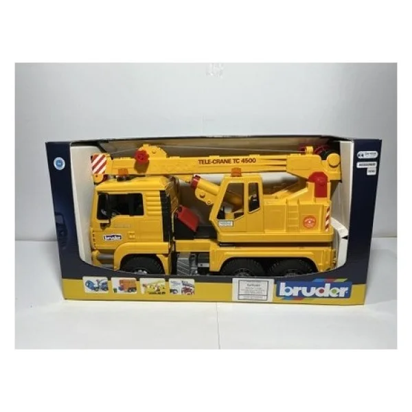 Bruder 02754 Man Vinçli Sarı Kamyon - Görsel 5
