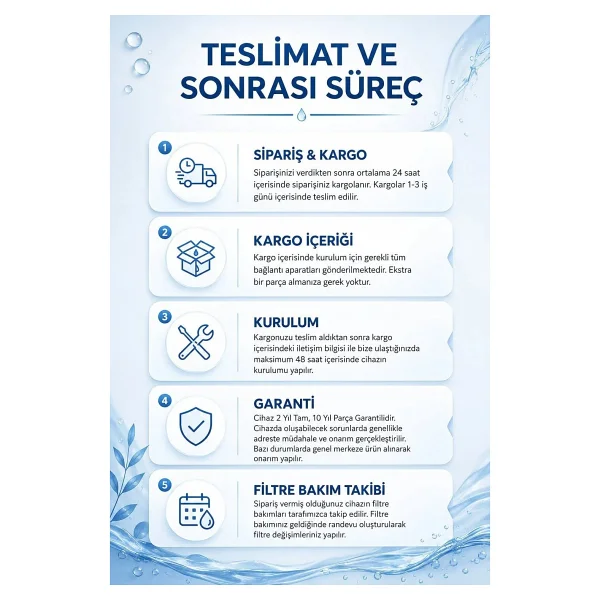 Oxygen Water Tezgah Üstü Sıcak Soğuk Arıtmalı Su Sebili - Görsel 8