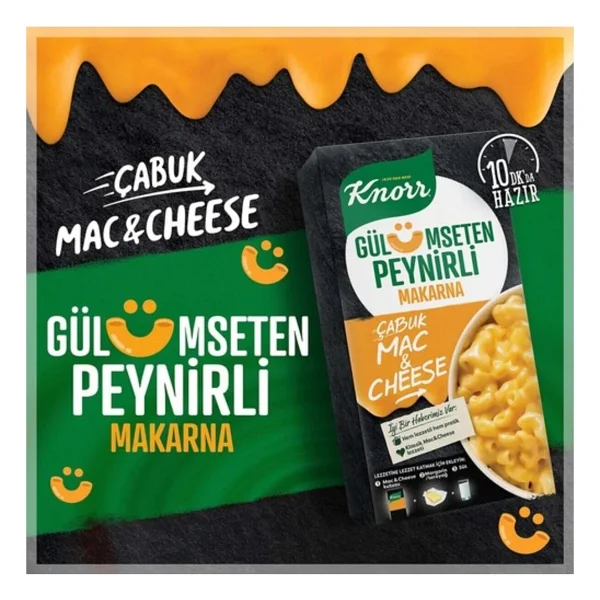 Knorr Mac and Chesee Peynirli Makarna 212 gr - Görsel 10