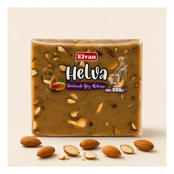 Elvan Bademli Yaz Helvası 350 gr - Görsel 2