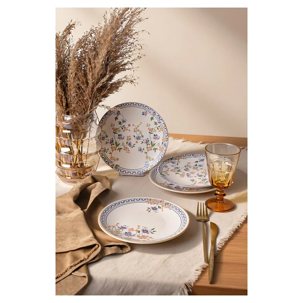 Keramika Botanica 22015-16 20 cm 4'lü Pasta Tabağı - Görsel 4