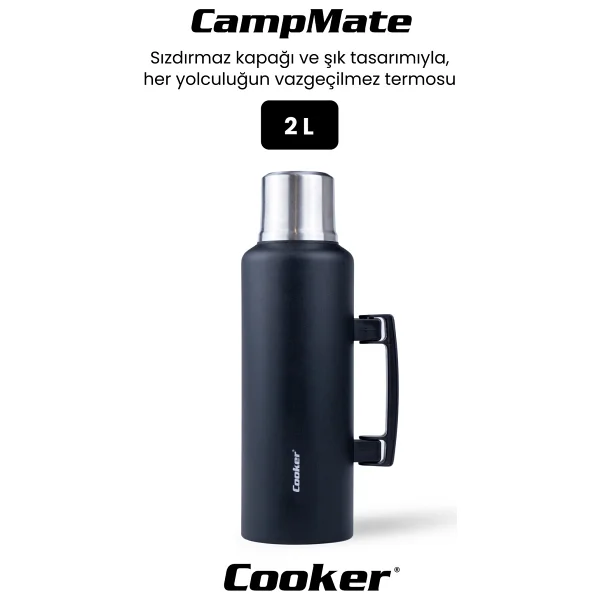 Cooker CKR-2128 2 lt Çelik Termos - Görsel 10