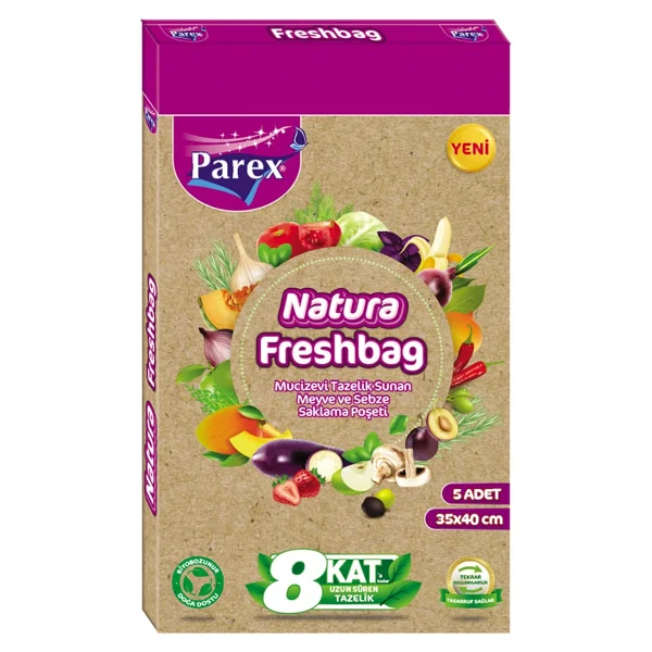 Parex Natura Freshbag Tazeliği Koruyan Poşet 5'li - Görsel 6