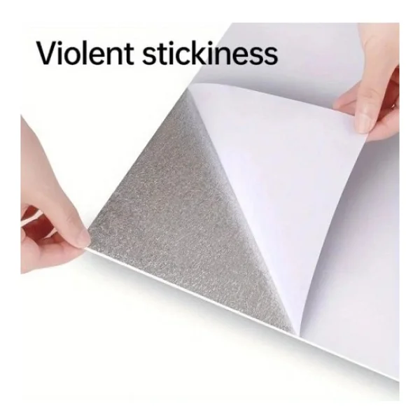 Gri Mermer Desen Duvar Sticker (30X30) - Görsel 2