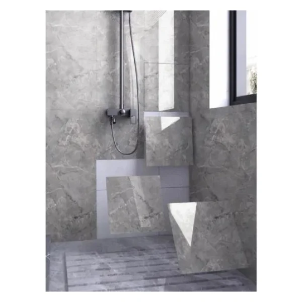 Gri Mermer Desen Duvar Sticker (30X30) - Görsel 5