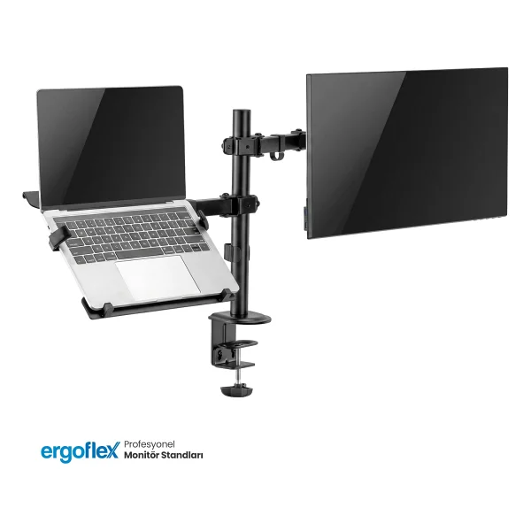 Ergoflex EF74 13-32 inç İki Kollu Monitör Standı - Görsel 10