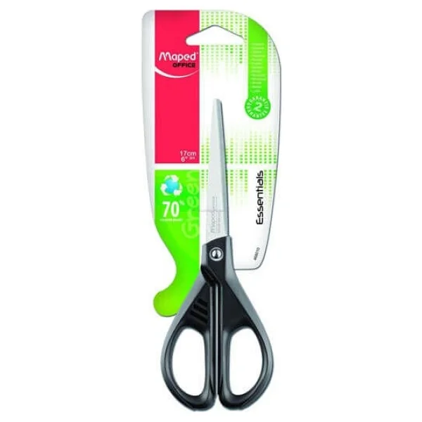 Maped Essentials Green 17 cm Asimetrik Makas - Görsel 2