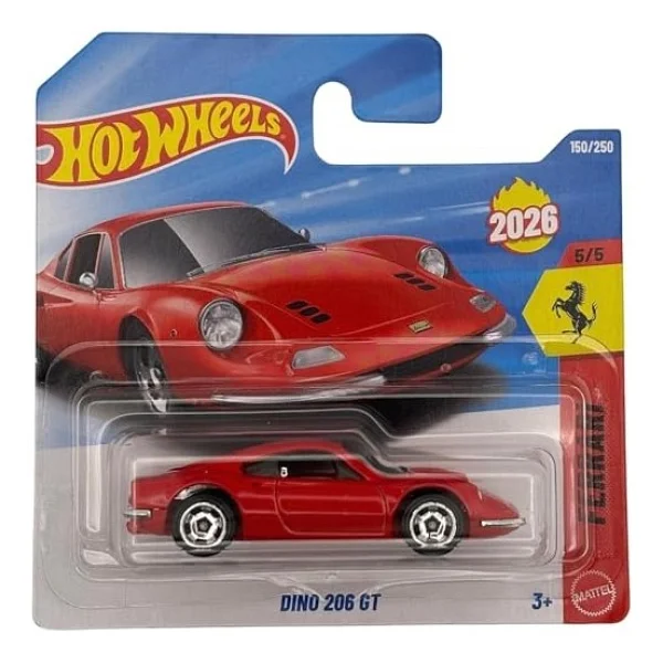 Hot Wheels Ferrari Dino 206 GT JJH56 - Görsel 4