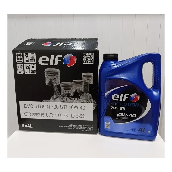 Elf Evolution 700 STI-S 10W-40 4 lt Motor Yağı - 2026 - Görsel 3