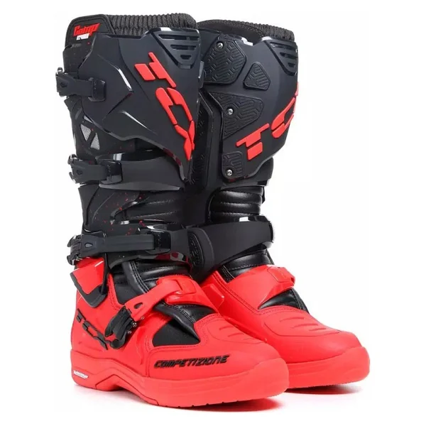 TCX Comp Evo 2 Siyah-Kırmızı Motosiklet Ayakkabısı - Görsel 2