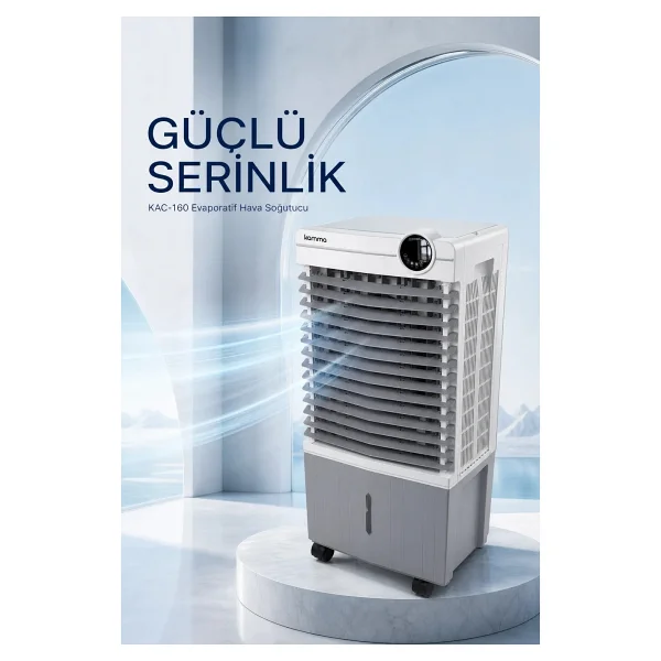 Kamma KAC160 Beyaz Hava Soğutucu - Görsel 2