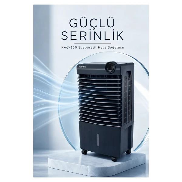 Kamma KAC160 Lacivert Hava Soğutucu - Görsel 2