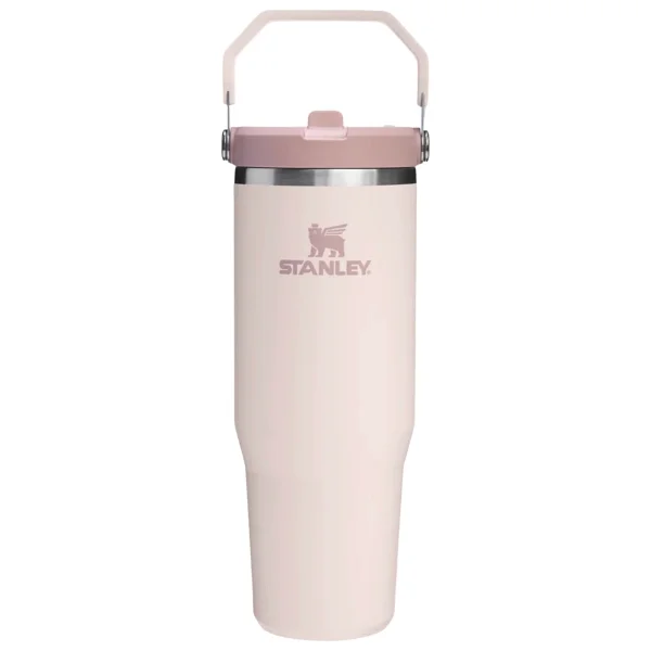 Stanley The Iceflow Flip Straw Pembe-Sarı 0.41 lt Pipetli Termos Bardak - Görsel 8
