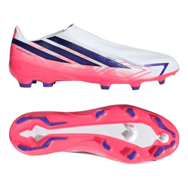Adidas F50 Hyperfast League LL FG KJ3415 Beyaz-Mor Krampon - Görsel 3