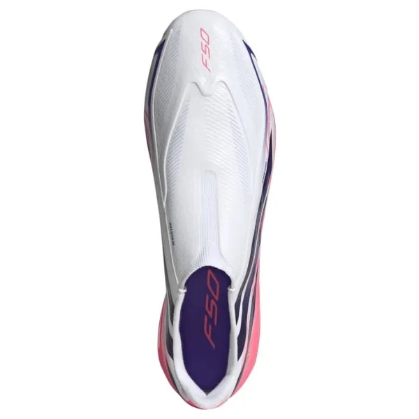 Adidas F50 Hyperfast League LL FG KJ3415 Beyaz-Mor Krampon - Görsel 4