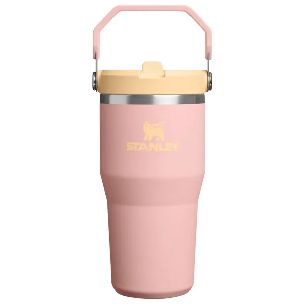 Stanley The Iceflow Flip Straw Pembe-Sarı 0.41 lt Pipetli Termos Bardak - Görsel 2