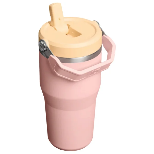 Stanley The Iceflow Flip Straw Pembe-Sarı 0.41 lt Pipetli Termos Bardak - Görsel 3