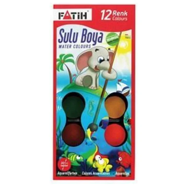 Fatih K-12 King Size 12'li Sulu Boya - Görsel 2