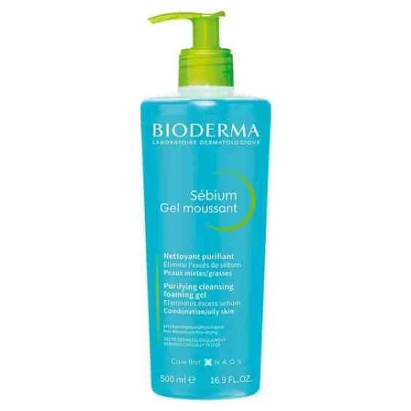 Bioderma Sebium Foaming Gel 500 ml Yüz Temizleme Jeli - Görsel 2