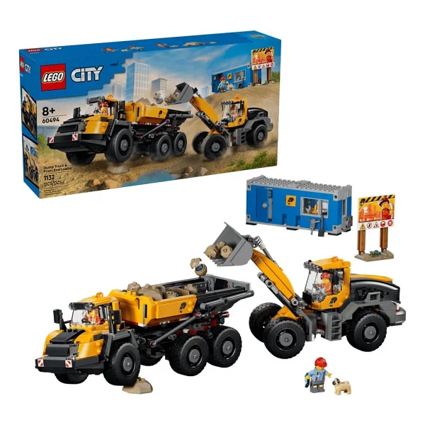 Lego 60494 City Damperli Kamyon ve Ön Yükleyici - Görsel 10