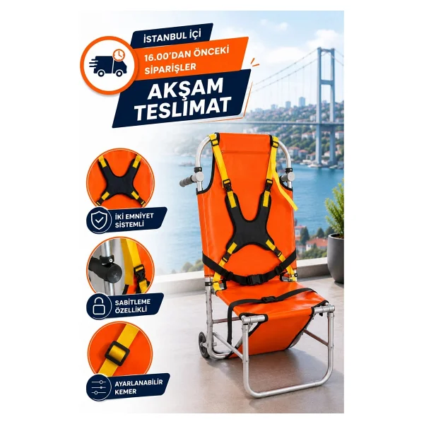 Medikaltec Sedye Kombine Sandalye - Görsel 2