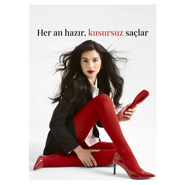 Tangle Teezer The Devil Wears Prada Ultimate Detangler Kırmızı Chrome Saç Fırçası-Tarak - Görsel 6