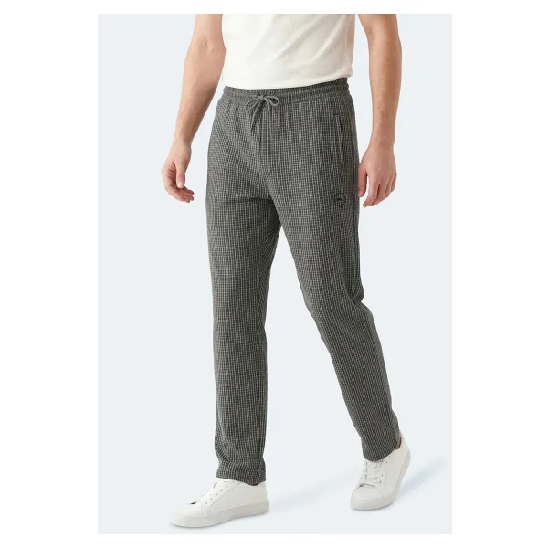 Slazenger Nıkıta 2 Li Set Erkek Siyah - Bej Eşofman Altı - Görsel 3