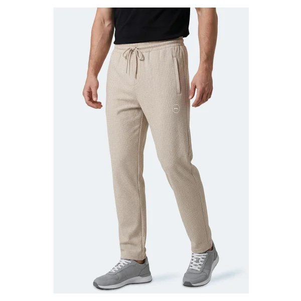 Slazenger Nıkıta 2 Li Set Erkek Siyah - Bej Eşofman Altı - Görsel 5