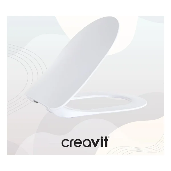 Creavit Duck KC0903.03.0000E Thermoplast Yavaş Kapanan Klozet Kapağı - Görsel 6
