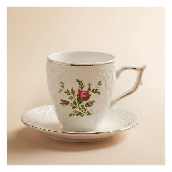 Karaca Vintage Rose Tek Kişilik Çay Fincan Takımı - Görsel 3