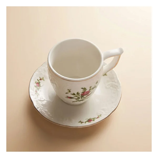 Karaca Vintage Rose Tek Kişilik Çay Fincan Takımı - Görsel 4