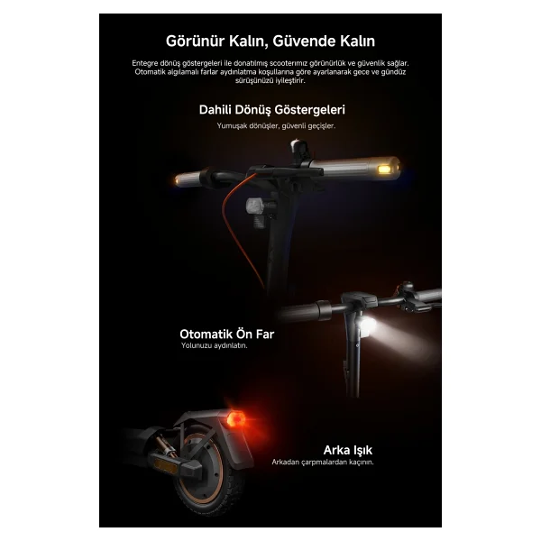 Navee GT3 Pro 1000 W Elektrikli Scooter - Görsel 7