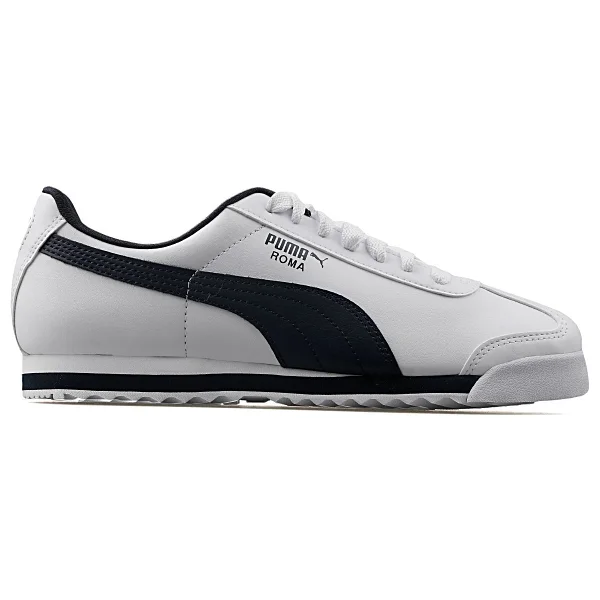 Puma Roma Basic 353572-12 Beyaz-Lacivert Erkek Spor Ayakkabı - Görsel 9