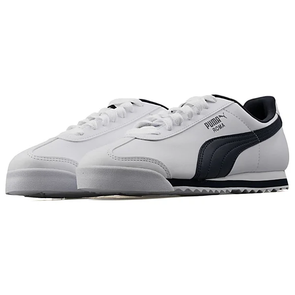 Puma Roma Basic 353572-12 Beyaz-Lacivert Erkek Spor Ayakkabı - Görsel 2