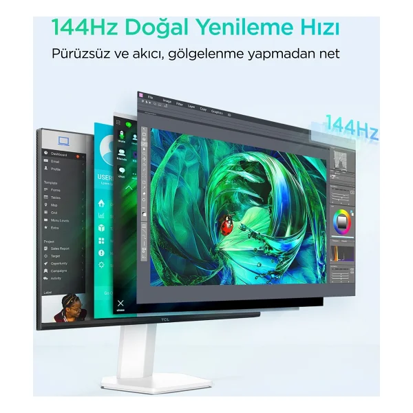 TCL 25G54 Mini 24.5" 5 ms Full HD IPS 144 Hz Monitör - Görsel 5