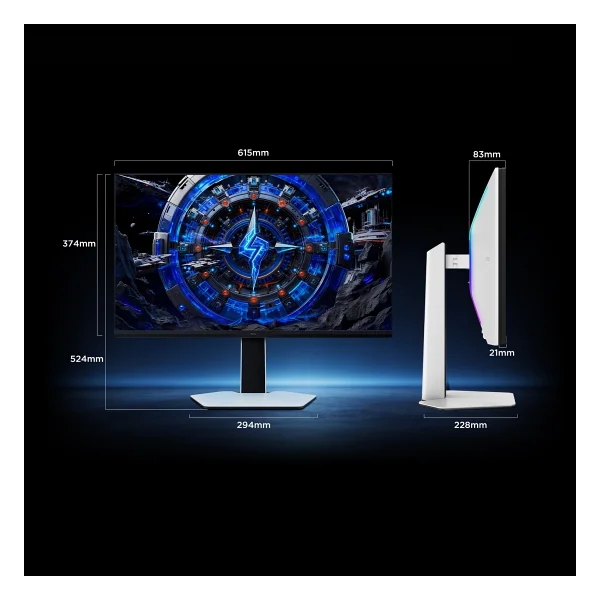 TCL 27C2A Pro QD-Mini 27" 1 ms 4K 160 Hz - Full HD 320 Hz Pivot Oyuncu Monitörü - Görsel 8