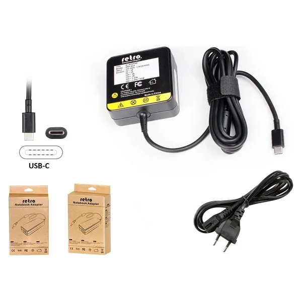 RETRO Acer, Asus, Dell, Lenovo 65W USB-C PD Adaptör RNA-IB15 - Görsel 4